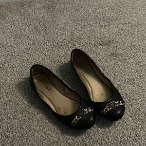 Guess black flats size 5
